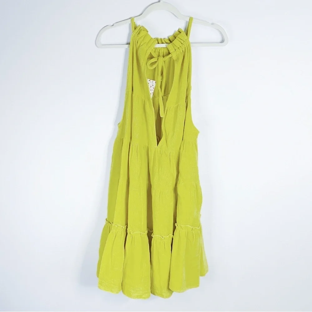 NWT Free People - Yellow Trapeze Dress
